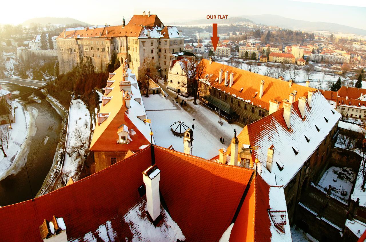 The Best Castle View-Bus Station, Parking, Center Český Krumlov Exteriör bild