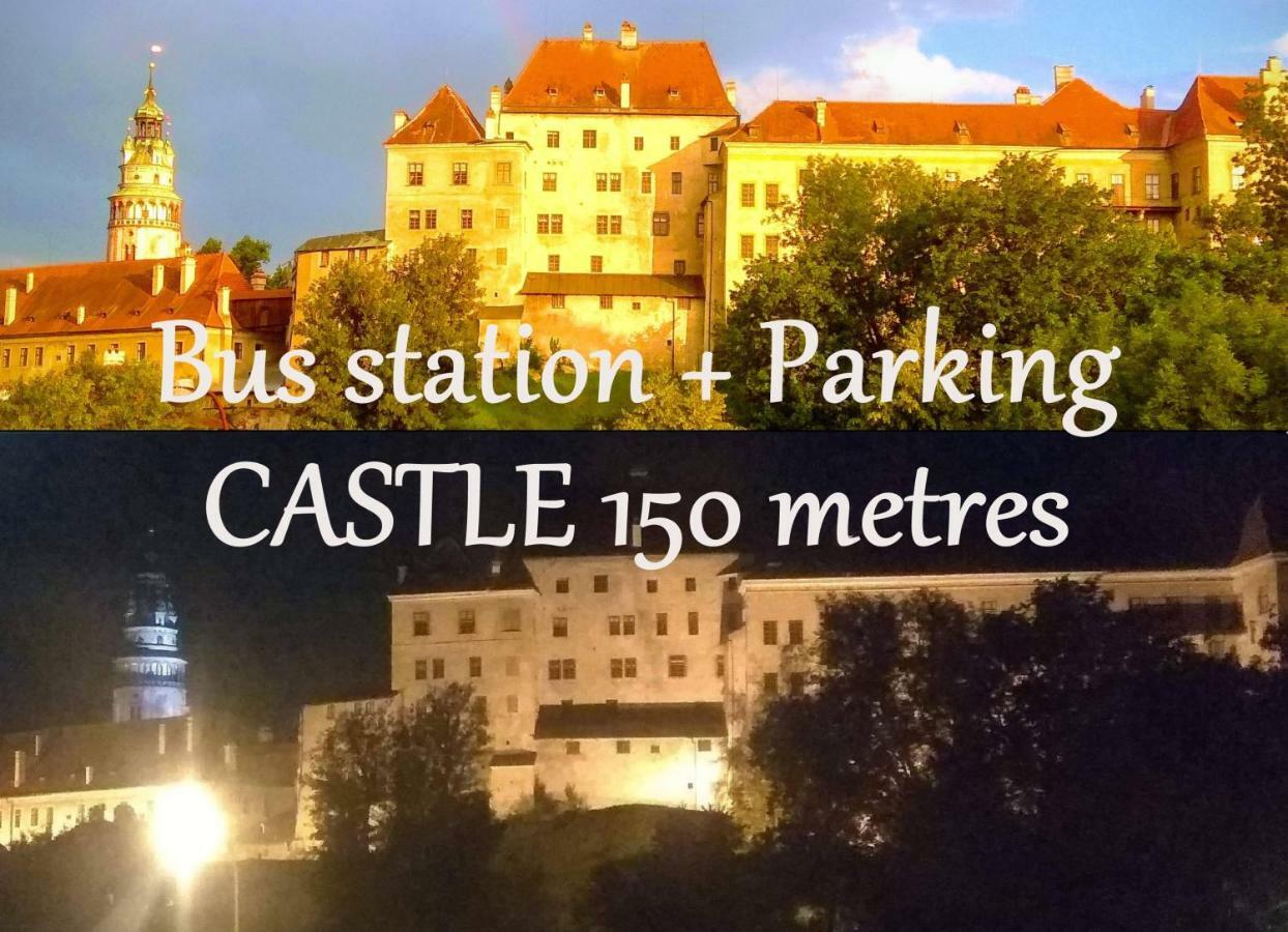 The Best Castle View-Bus Station, Parking, Center Český Krumlov Exteriör bild